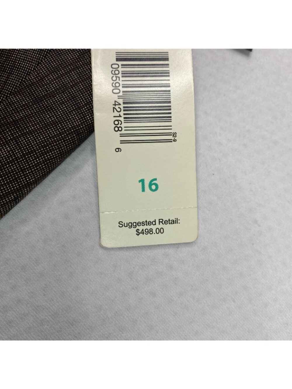 Ellen Tracy Womens Blazer sz 16 Brown Beaded Old Money NEW nwt MSRP $498 - Picture 11 of 12